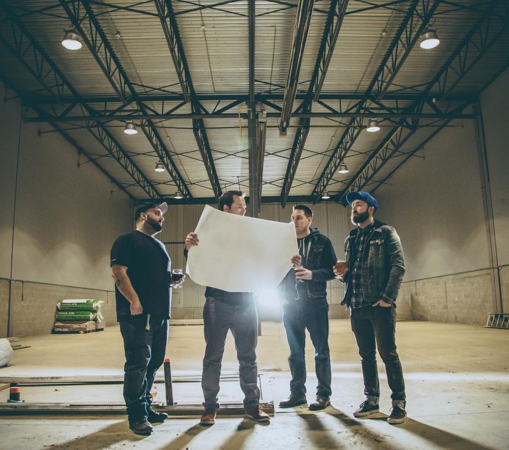 Gateway City Brewery Here is a throwback to 4 dudes standing in an empty building at 600 Gormanville Rd.📸: @ryanmarshall_photography 